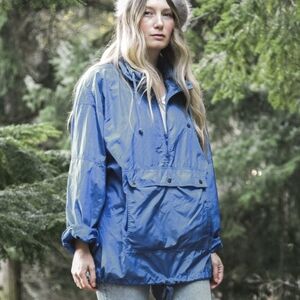 VINTAGE IZOD LACOSTE Pullover Half-Zip Windbreaker Jacket